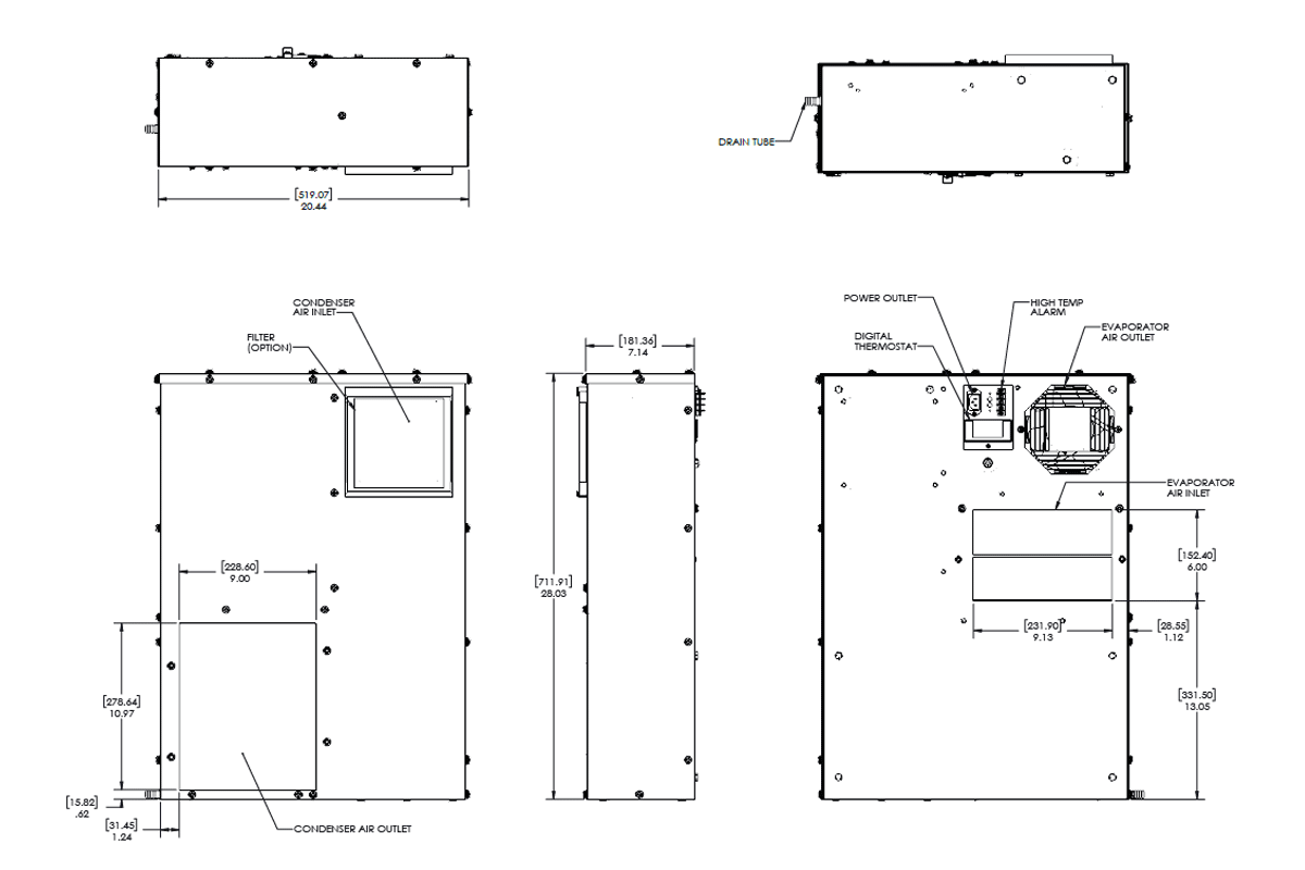 Access DSP28 general arrangement drawing